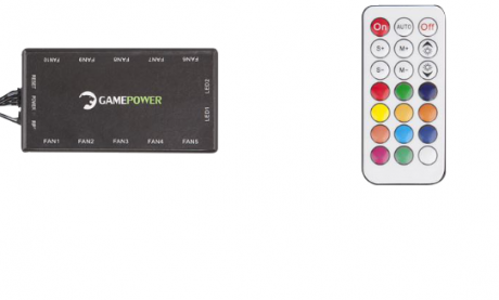 GAMEPOWER HORIZON RGB GAMING KASA MESH PANEL 550W