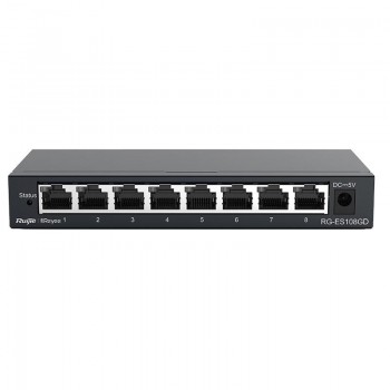 RUİJİE-REYEE RG-ES108GD 8 PORT GİGABİT SWİTCH METAL KASA