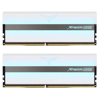 TEAM T-FORCE XTREEM ARGB WHITE 16 GB 2x8GB 3200Mhz C16 DDR4 Gaming Ram (TF13D416G3200HC16CDC01)
