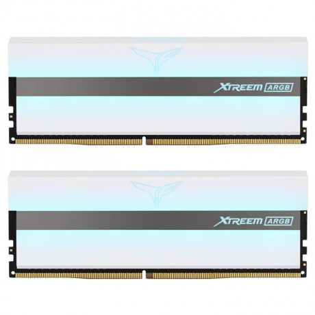 TEAM T-FORCE XTREEM ARGB WHITE 16 GB 2x8GB 3200Mhz C16 DDR4 Gaming Ram (TF13D416G3200HC16CDC01)