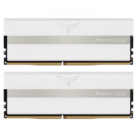 TEAM T-FORCE XTREEM ARGB WHITE 16 GB 2x8GB 3200Mhz C16 DDR4 Gaming Ram (TF13D416G3200HC16CDC01)