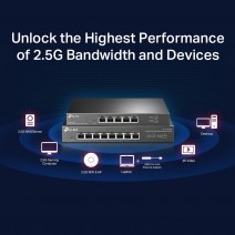 TP-LINK TL-SG105-M2 5PORT 100/1000/2500 YÖNETİLEMEZ SWITCH