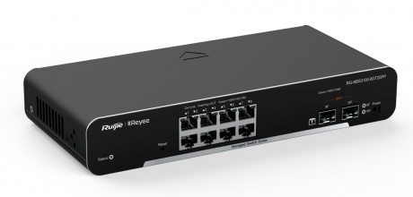 RUİJİE-REYEE RG-NBS3100-8GT2SFP 8XGE-2XGE/SFP YÖNETİLEBİLİR F.GİGABİT NETWORK SWİTCH