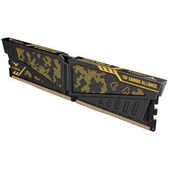 Team T-Force Vulcan TUF Gaming Alliance 8GB 1x8GB 3200MHz CL16 DDR4 Gaming Ram (TLTYD48G3200HC16F01)