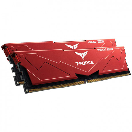 Team T-Force Vulcan Red 32GB 2x16GB 5600Mhz CL36 DDR5 Gaming Ram (FLRD532G5600HC36BDC01) 