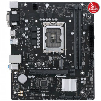 ASUS PRIME H610M-R D4-SI  DDR4 3200(OC) HDMI VGA 1700p mATX 
