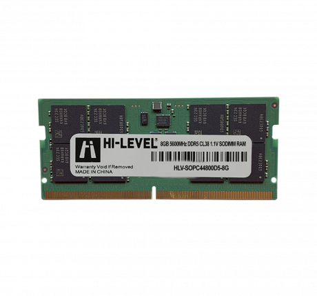8GB HI-LEVEL DDR5 5600Mhz SODIMM 1.1V HLV-SOPC44800D5-8G
