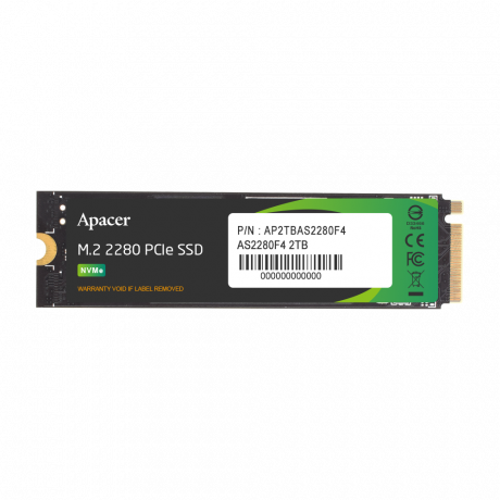 Apacer AS2280F4 2TB 12000/11800MB/s NVMe PCIe Gen5x4 M.2 SSD Disk (AP2TBAS2280F4-1)