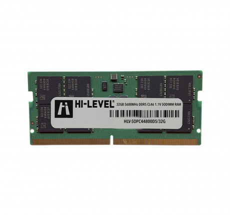 32GB HI-LEVEL DDR5 5600Mhz SODIMM 1.1V HLV-SOPC44800D5/32G