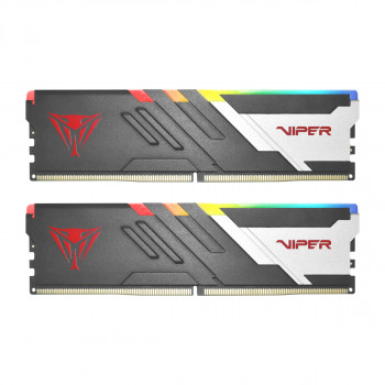 Patriot Viper Venom RGB 32GB (2x16GB) DDR5 6000MHz CL36 Gaming Ram (Bellek) (PVVR532G600C36K) 