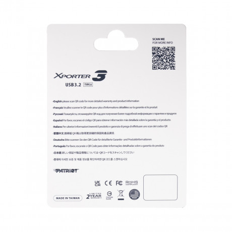 Patriot Xporter 3 128GB USB 3.1 Gen 1 Flash Bellek (PSF128GX3B3U)