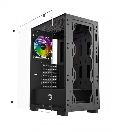 GAMEPOWER FLEX 4xARGB BLACK GAMING KASA
