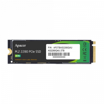 Apacer AS2280Q4U 512GB 7000/3000MB/s NVMe PCIe Gen4x4 M.2 SSD Disk (AP512GAS2280Q4U-1)