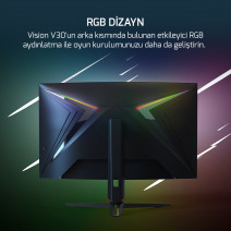 32 GAMEPOWER VISION V30 CURVED 1MS 240Hz MONITOR