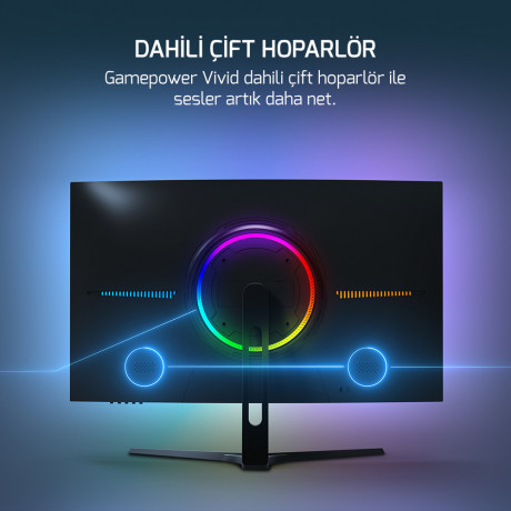 27 GAMEPOWER VIVID T50 CURVED 0.5MS 200Hz MONITOR