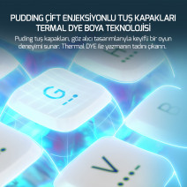 GamePower Gasket Pro X RGB Wireless/Bluetooth/Kablolu Mekanik Hot-Swap Yağlı Switch Gasket Gaming Klavye