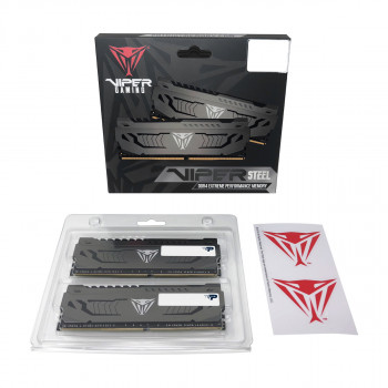 Patriot Viper Steel 32GB (2x16GB) DDR4 3200MHz CL16 Gaming Ram (Bellek) (PVS432G320C6K)