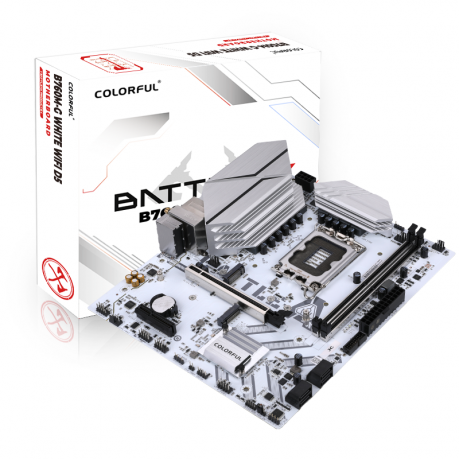 COLORFUL BATTLE-AX B760M-G WHITE WIFI 6 V20 DDR5 7200Mhz