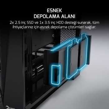 GAMEPOWER WARCRY PULSE 4X ARGB GAMING KASA 750W