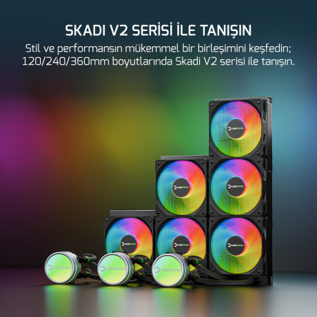 GAMEPOWER SKADI V2 360 AIO ARGB LIQUID COOLING