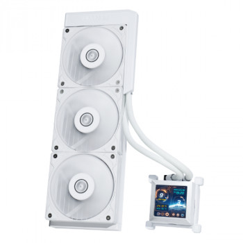 Lian Li Hydro-Shift LCD 360 Beyaz İşlemci Sıvı Soğutma (FANSIZ) (G89.GHSLCD36NW.00)