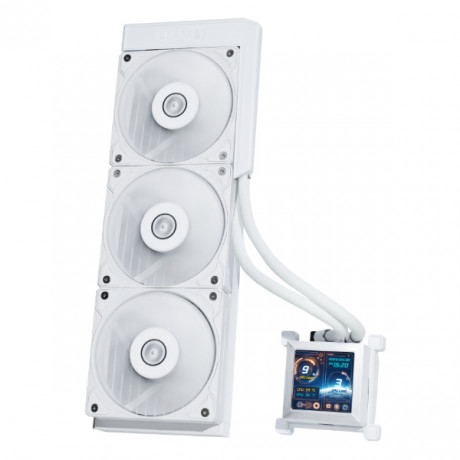 Lian Li Hydro-Shift LCD 360 Beyaz İşlemci Sıvı Soğutma (FANSIZ) (G89.GHSLCD36NW.00)