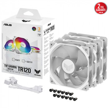 ASUS TUF TR120 120MM ARGB 3IN1 BEYAZ KASA FANI