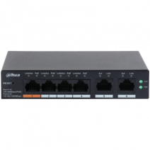 DAHUA CS4006-4ET-60 4 PORT 4XFE-2XGE YÖNETİLEBİLİR 60W POE SWİTCH