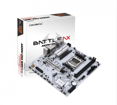 COLORFUL BATTLE-AX A620M-GHA WHITE WIFI 6 V14 DDR5 7600Mhz