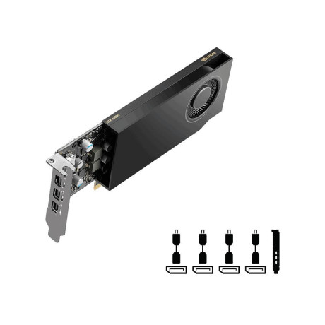 PNY RTXA1000 8GB DDR6 128Bit 4 xDISPLAY ÇIKIŞLI YAPAY ZEKA AI EKRAN KARTI  (VCNRTXA1000-SB)