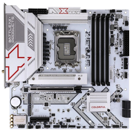 COLORFUL BATTLE-AX B860M-WHITE WIFI 6 V20 DDR5 7600M