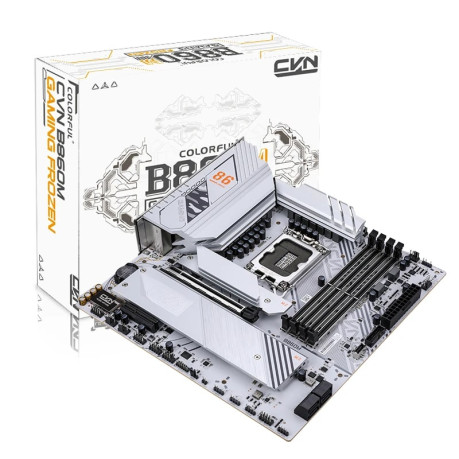 COLORFUL CVN B860M GAMING FROZEN WIFI 6E V20 DDR5 8400MHz