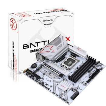 COLORFUL BATTLE-AX B860M-WHITE WIFI 6 V20 DDR5 7600M