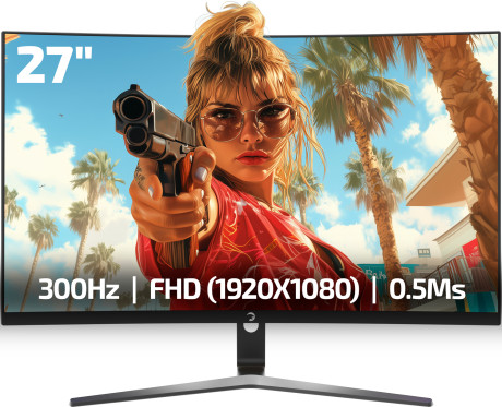 27 GAMEPOWER VIVID V80 CURVED 0.5MS 300Hz MONITOR