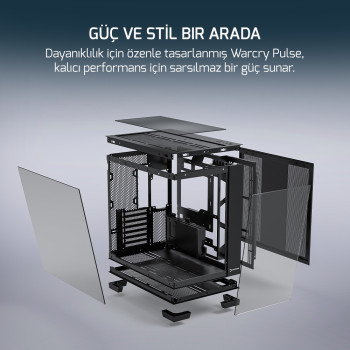 GAMEPOWER WARCRY PULSE 4X ARGB GAMING KASA 650W