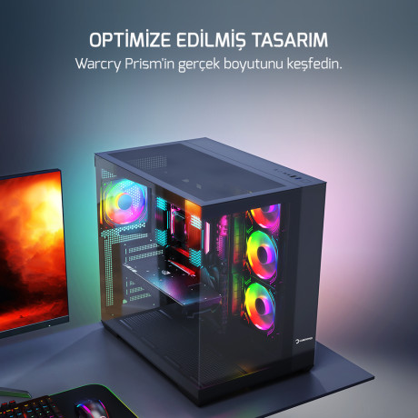 GAMEPOWER WARCRY PRISM 4XARGB FAN GAMING KASA 850W