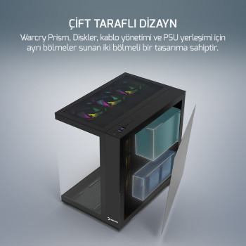 GAMEPOWER WARCRY PRISM 4XARGB FAN GAMING KASA 850W