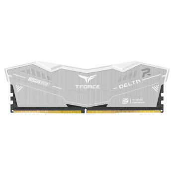 Team T-Force DELTA RGB ECO Silver 32GB 2x16GB 6000MHz DDR5 CL38 Gaming Ram (FF2D532G6000HC38JDC01)