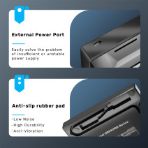 UNITEK HARİCİ DVD-RW USB TYPE-C/A 5in1 DOCK (T1037A)