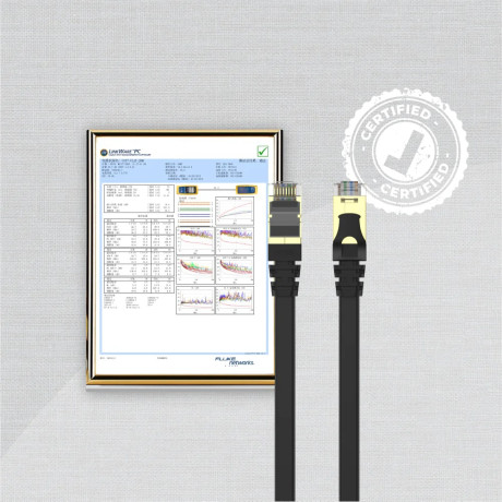 UNITEK CAT7 PATCH KABLO 20MT FLAT (C1897BK-20M)