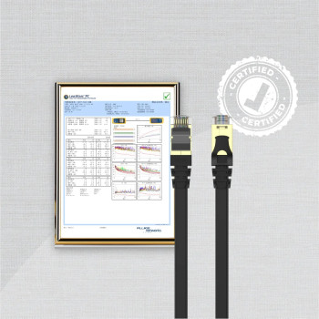 UNITEK CAT7 PATCH KABLO 10MT FLAT (C1897BK-10M)