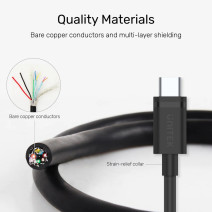 UNITEK USB3.0 TO USB-C ŞARJ 1.5MT (C14103BK-1.5M)