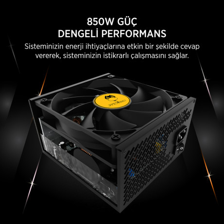 JAMES DONKEY JDP850 APFC 12CM 80+ BRONZE 850W PSU