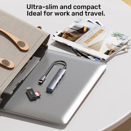 UNITEK TYPE-C TO 4 PORT USB (USB3.0+USB2.0) H1208B