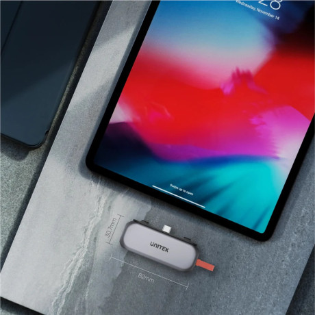 UNITEK USB-C 4in1 UNIVERSAL DOCKING IPAD (D1070A)