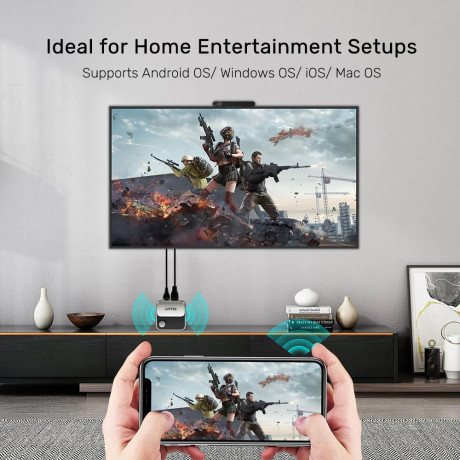 UNITEK 4K KABLOSUZ GÖRÜNTÜ AKTARICI (V1162B01)