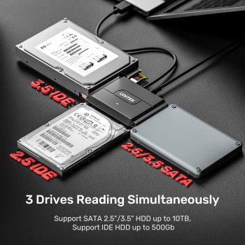 UNITEK USB3.0 TO IDE + SATA II DÖNÜŞTÜRÜCÜ(Y-3324)