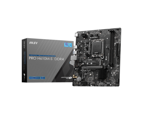 MSI PRO H610M-S DDR4 3200MHZ mATX 1700p