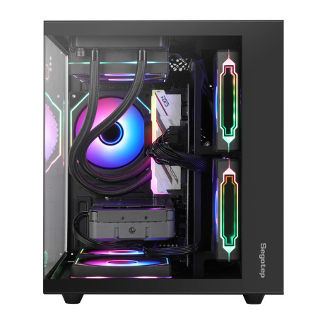 SEGOTEP Brave W1 Siyah 650W 80+ Midi Tower Kasa  (ARGB Fan)