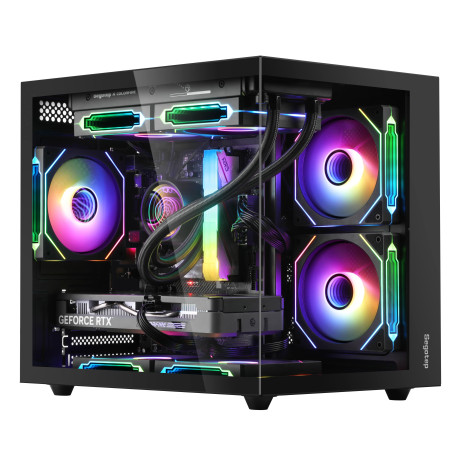 SEGOTEP Brave W1 Siyah 650W 80+ Midi Tower Kasa  (ARGB Fan)